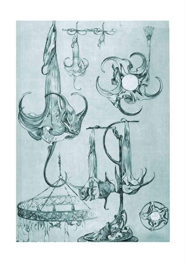 Alphonse Mucha 2 124 art nouveau Vintage Illustration A4 Photo Print