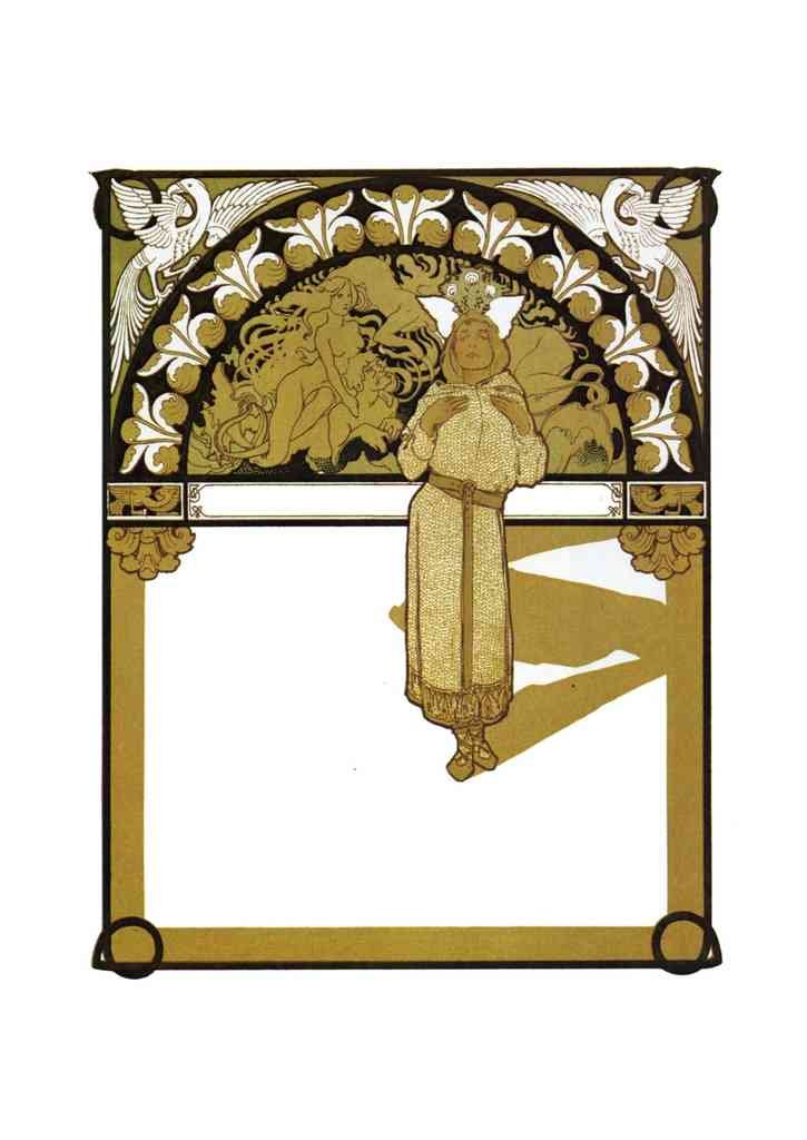 Alphonse Mucha 2 136 art nouveau Vintage Illustration A4 Photo Print