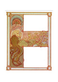 Alphonse Mucha 2 140 art nouveau Vintage Illustration A4 Photo Print