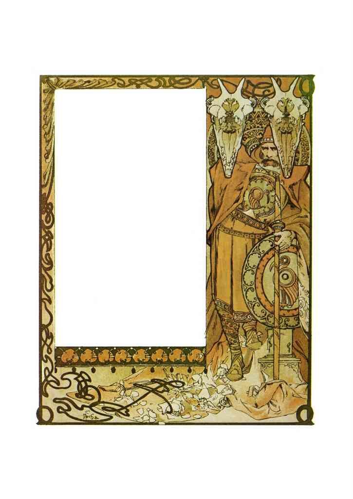 Alphonse Mucha 2 151 art nouveau Vintage Illustration A4 Photo Print