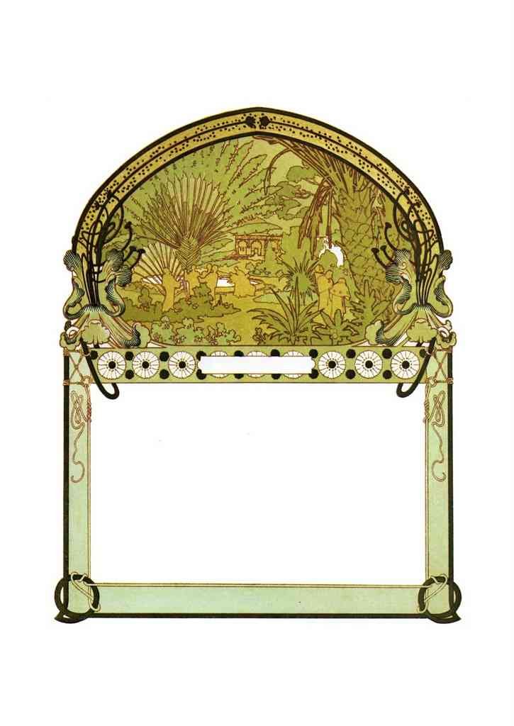 Alphonse Mucha 2 152 art nouveau Vintage Illustration A4 Photo Print