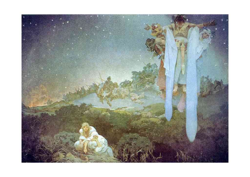 Alphonse Mucha 2 185 art nouveau Vintage Illustration A4 Photo Print