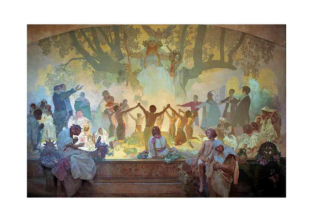 Alphonse Mucha 2 202 art nouveau Vintage Illustration A4 Photo Print