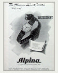 Alpina Watch Precision Vintage Retro Advert Poster A4 Photo Print