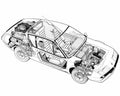 Alpine A310 cutaway A4 Photo Print