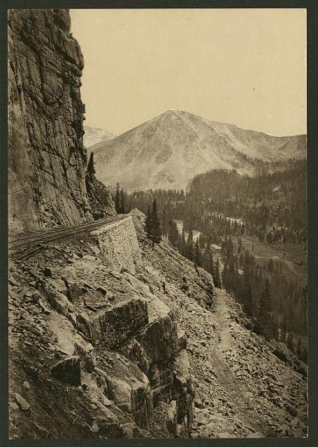 Alpine Pass Vintage A4 Photo Print