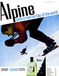 Alpine Ski 1961 Vintage Retro Advert Poster A4 Photo Print