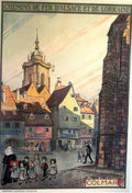 Alsace Colmar by Hansi Vintage Advert A4 Photo Print
