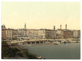 Alster Arcade Hamburg Vintage A4 Photo Print