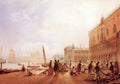 Alt Rudolf von Figures On The Riva Degli Schiavone Art A4 Photo Print UK