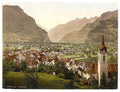 Altdorf general view Lake Lucerne Vintage A4 Photo Print