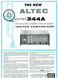 Altec Quartet 344a Vintage Retro Advert Poster A4 Photo Print