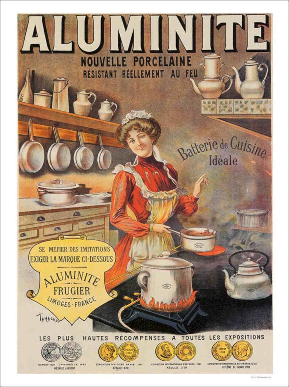 Aluminite Kitchen Advert Vintage Retro Advert Poster A4 Photo Print