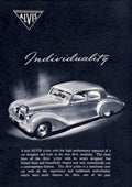 Alvis Coupe Limited Vintage Retro Advert Poster A4 Photo Print