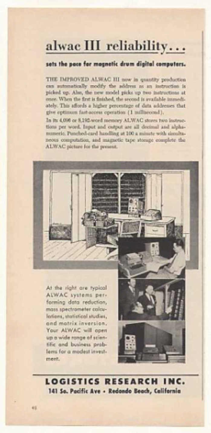 Alwac Drum Computer Vintage Retro Advert Ads A4 Photo Print