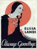 Always Goodbye 1931 01 film star poster A4 Photo Print