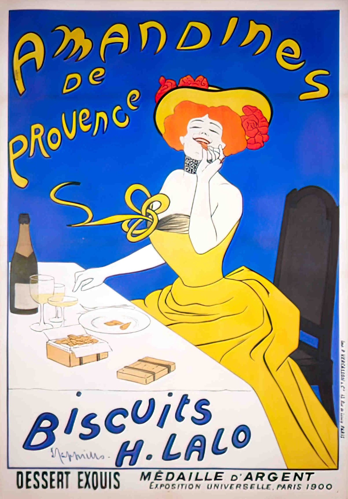 Amandines Advert A4 Photo Print