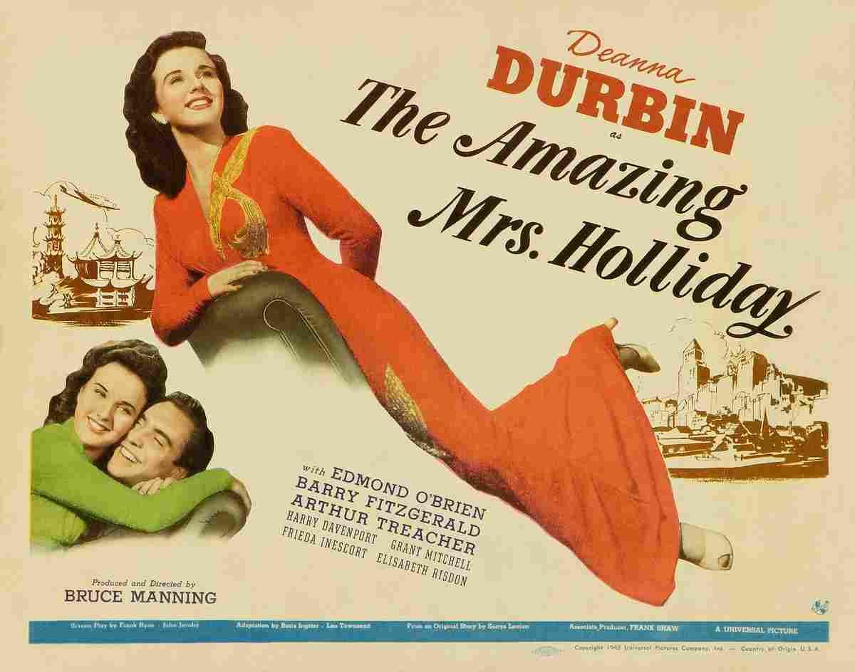 Amazing Mrs Holliday The 02 film star poster A4 Photo Print