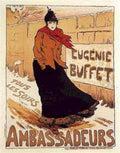Ambassadeurs Buffet Snow Vintage Retro Advert Ads A4 Photo Print
