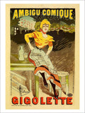 Ambigue Comique Albert Guillaume 1894 Vintage Retro Advert Poster A4 Photo Prin