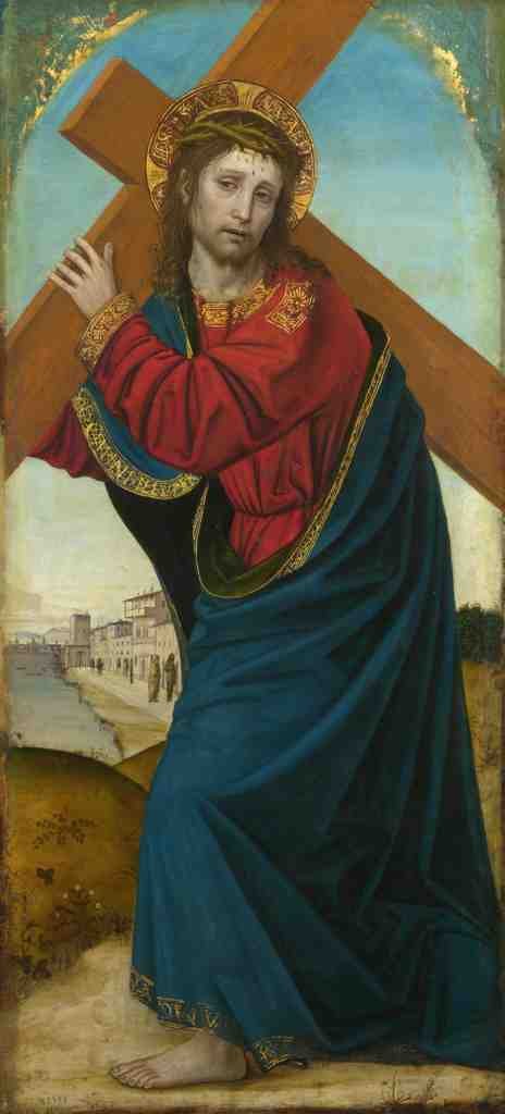 Ambrogio Bergognone Christ carrying the Cross A4 Photo Print