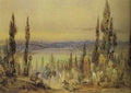 Amedeo Preziosi Cemetery A4 Photo Print
