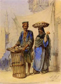 Amedeo Preziosi Orange Seller In Cairo A4 Photo Print
