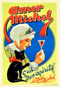 Amer Michel Liqueur Vintage Retro Advert Poster A4 Photo Print