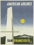 American Airlines San Vintage Retro Advert Poster A4 Photo Print