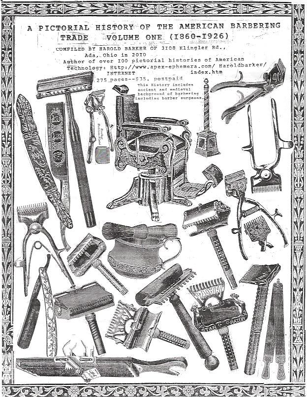 American Barber barber advert A4 Photo Print