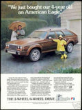 American Eagle Wagon Vintage Retro Advert Ads A4 Photo Print