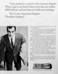American Express Traveler Vintage Retro Advert Poster A4 Photo Print