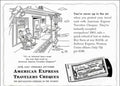 American Express Travelers 2 Vintage Retro Advert Poster A4 Photo Print