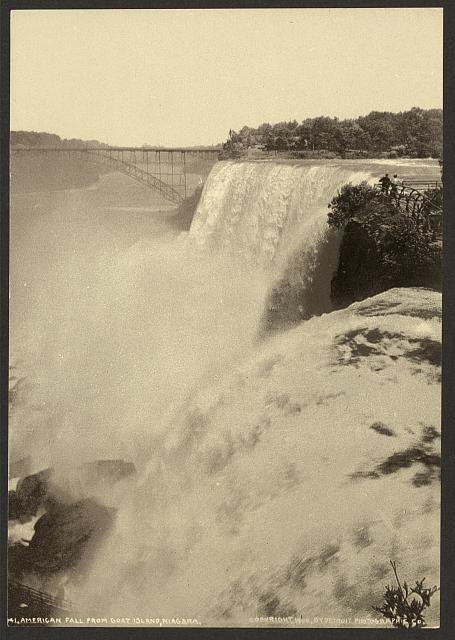 American Fall Niagara 1 Vintage A4 Photo Print