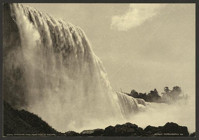 American Fall Niagara 2 Vintage A4 Photo Print