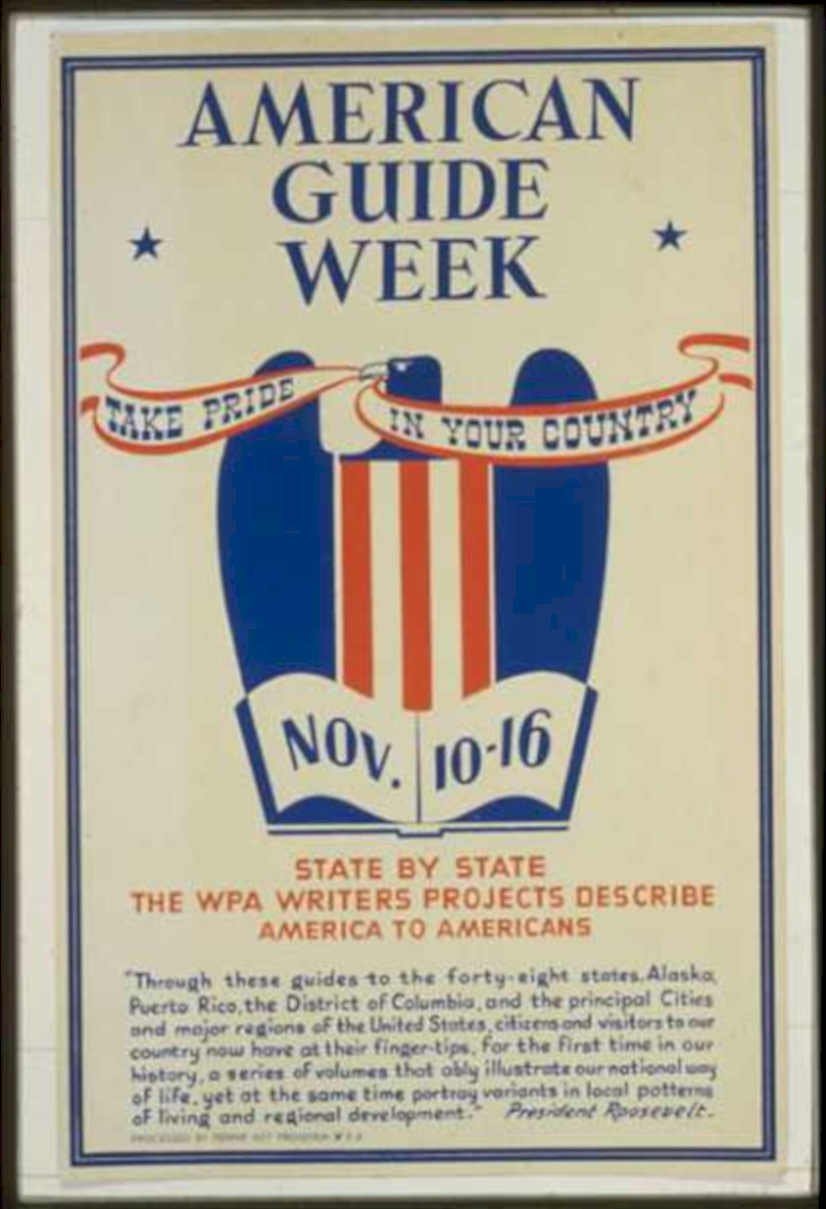 American Guide Week Vintage Retro Advert Ads A4 Photo Print