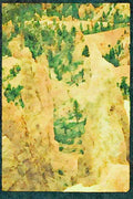 American Landscapes 038002 Weather Carved Pinnacles Bryce Canyon A4 Limited Edition Watercolour Print