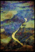 American Landscapes 038036 Colorado River Grand Canyon A4 Limited Edition Watercolour Print