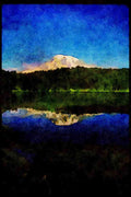 American Landscapes 038069 Mt. Rainier National Park A4 Limited Edition Watercolour Print