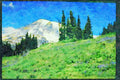 American Landscapes 038071 Mt. Rainier National Park A4 Limited Edition Watercolour Print