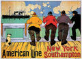 American Line Vintage A4 Photo Print
