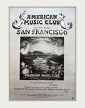 American Music Club 2 Vintage Retro Advert Poster A4 Photo Print
