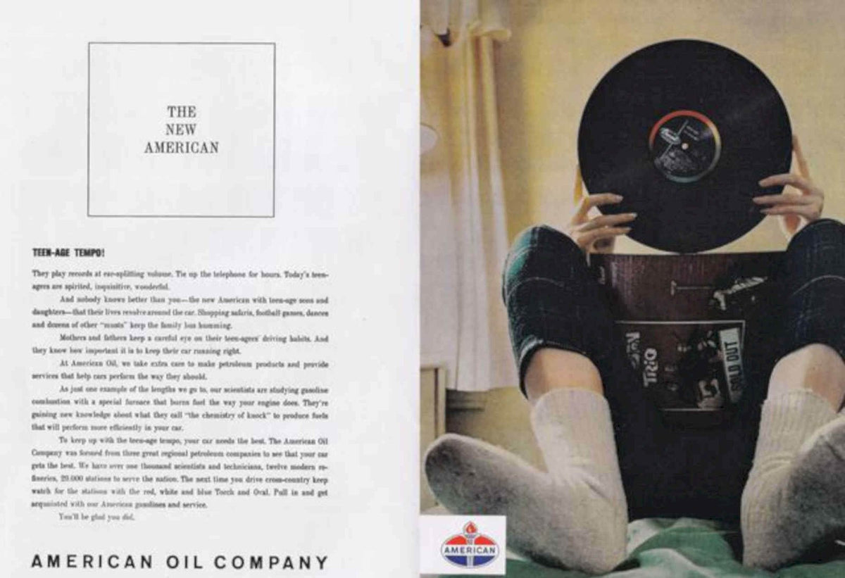 American Oil Tempo Vintage Retro Advert Poster A4 Photo Print