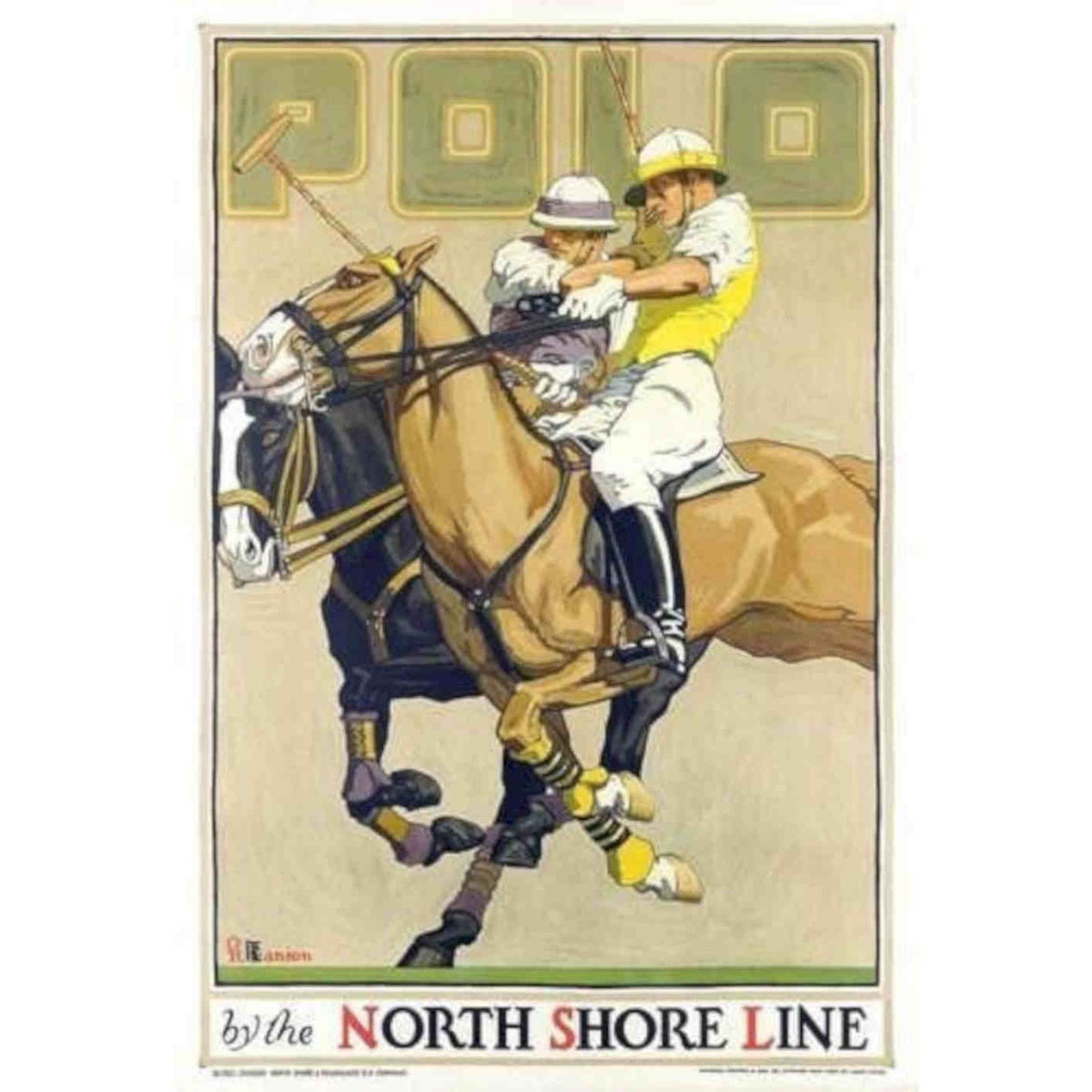 American Polo Rk 348 530x Vintage Retro Advert Poster A4 Photo Print