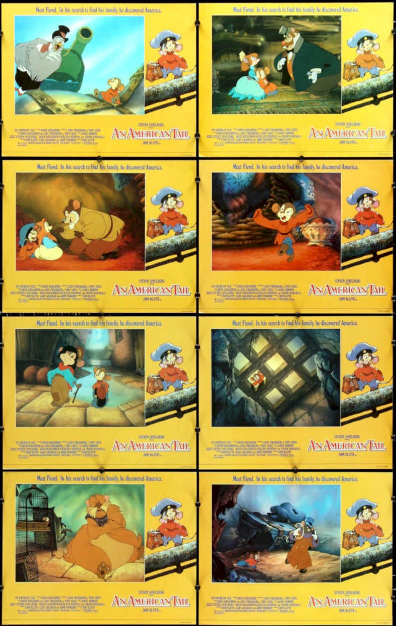 American Tail Posters Vintage Retro Advert Poster A4 Photo Print
