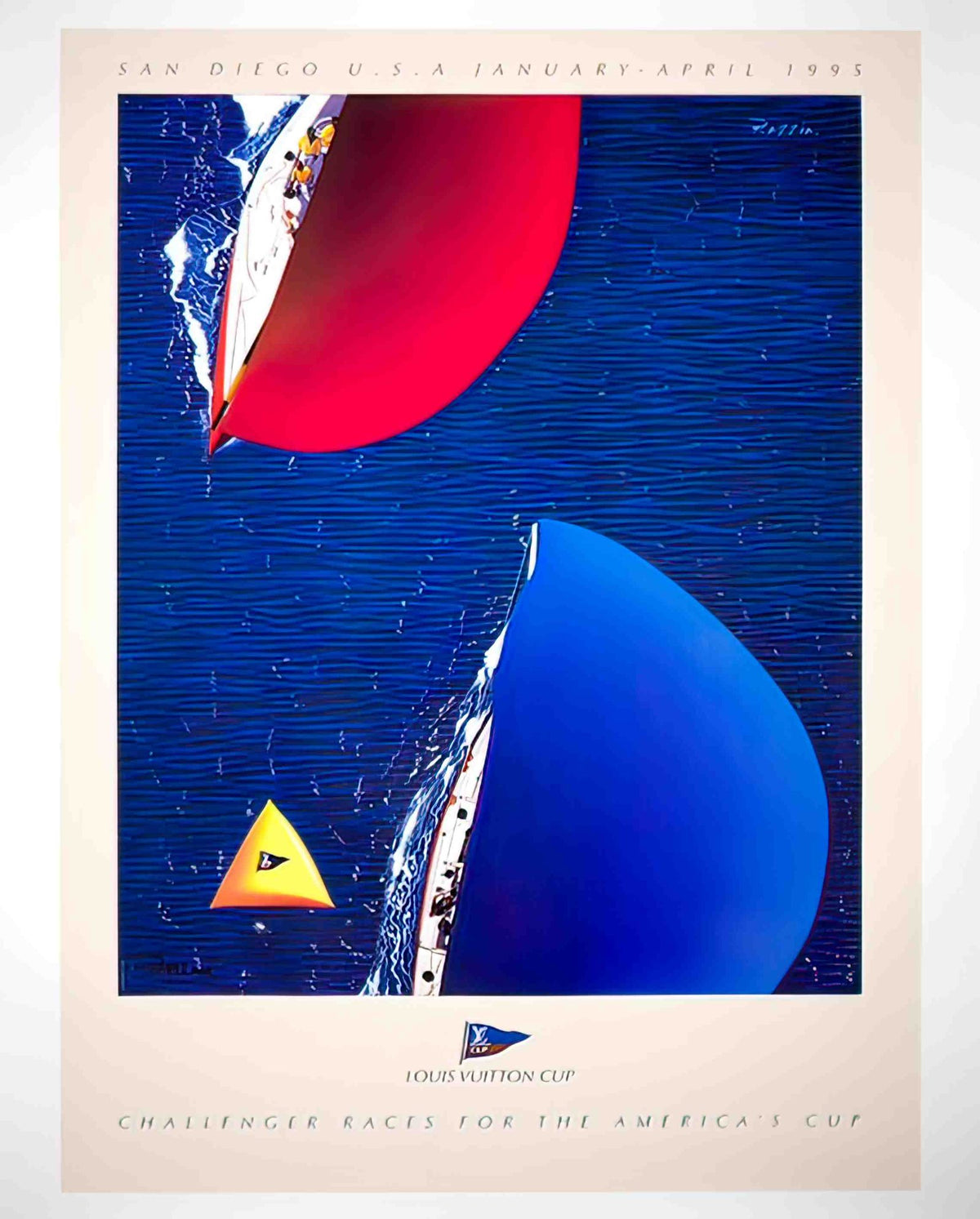 AmericasCup95 Advert A4 Photo Print