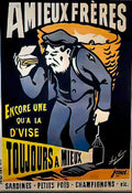 AmieuxFreres Advert A4 Photo Print