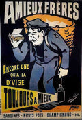 AmieuxFreres Vintage Advert A4 Photo Print