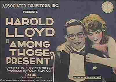 Among Those Present 1921 02 film star poster A4 Photo Print