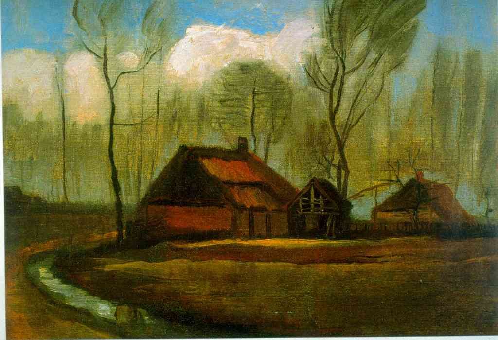 Among Trees Van Gogh A4 Photo Print